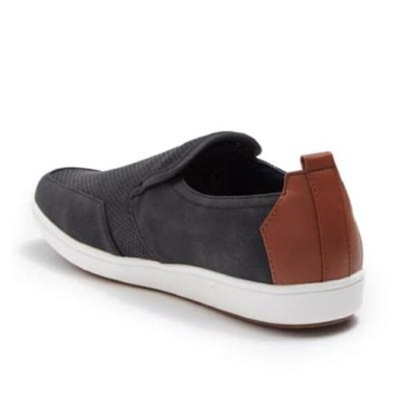 Steve Madden Mens Black Nubuck Suede Felixx Slip On Loafers Shoes Sz 10.5 New main image 4